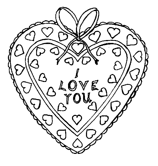 i-love-you-coloring-page | Coloring Page Book