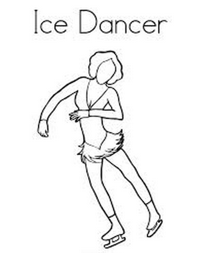 Ice Dancer coloring page