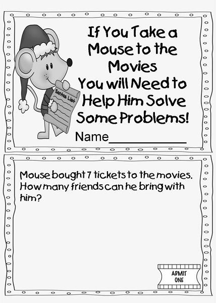 If You Take a Mouse to the Movies Coloring Page