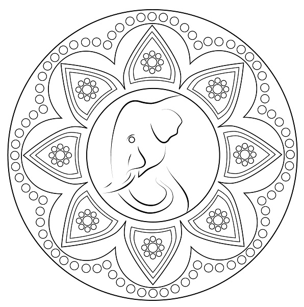 Indian Art Coloring Pages