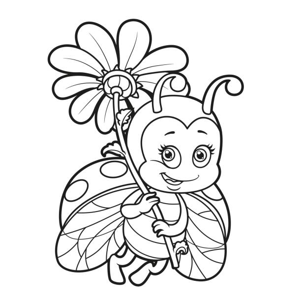 Insect Coloring Pages for Kindergarten