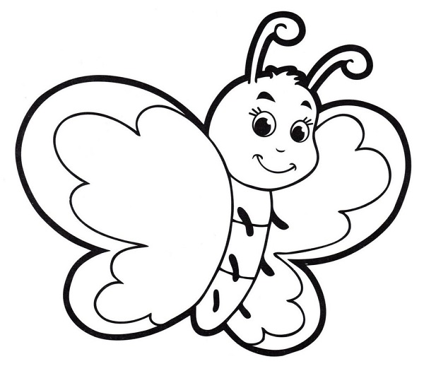 Insect Coloring Pages for Preschoolers