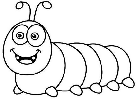Insect Coloring Pages Preschool