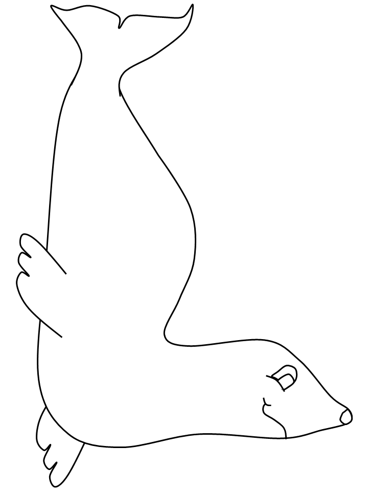 Inuit Seal Coloring Pages