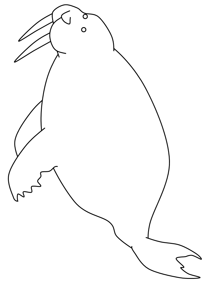 Inuit Walrus Countries Coloring Pages