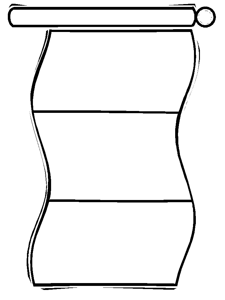 Blank Flag coloring page