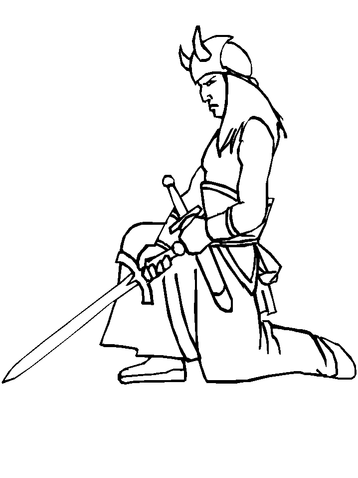 Knight Kneeling