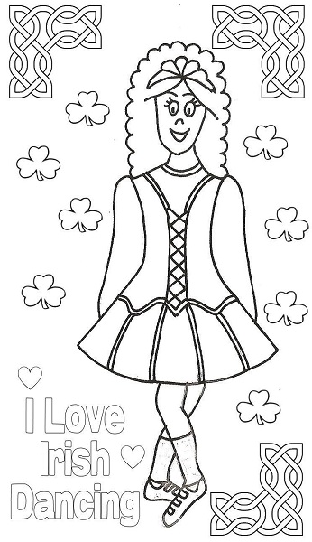Irish Dance Coloring Pages