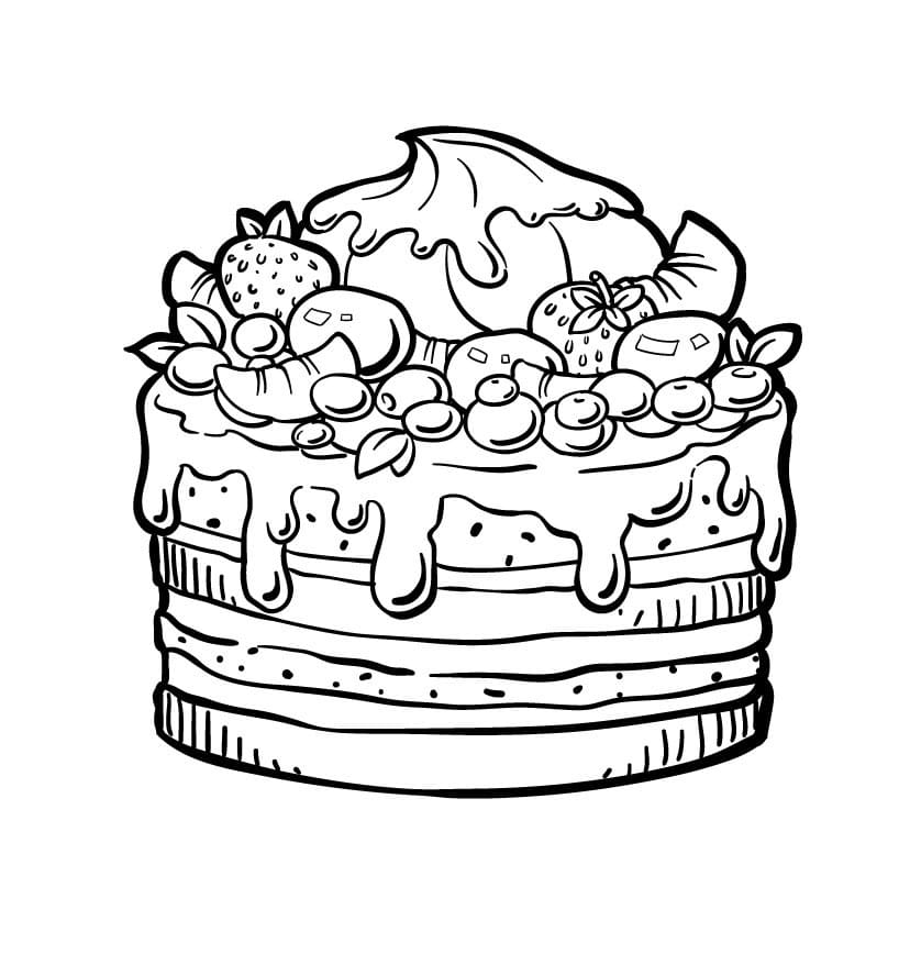 Is It Cake Coloring Page