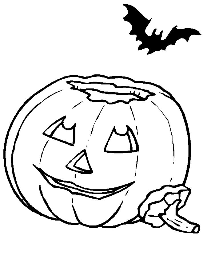 Jack Pumpkin Coloring Pages