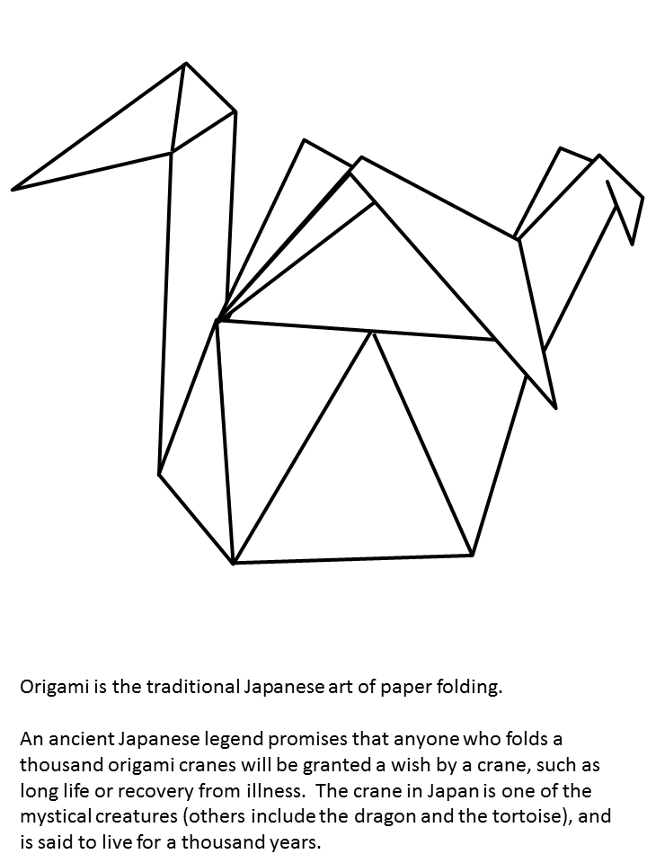 Origami Coloring Pages