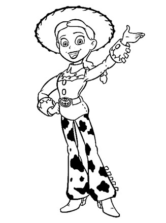 Jessie Toy Story Coloring Page