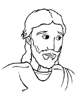 Jesus Coloring Page Free