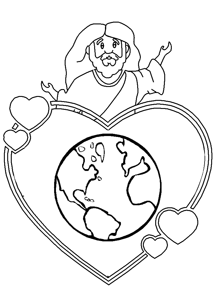 Jesus Nw John3 16 Bible Coloring Pages Coloring Page Book For Kids