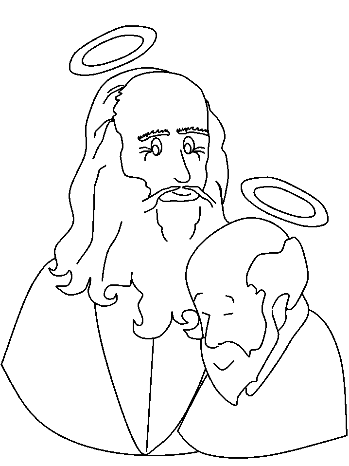 Luke Bible Coloring Page