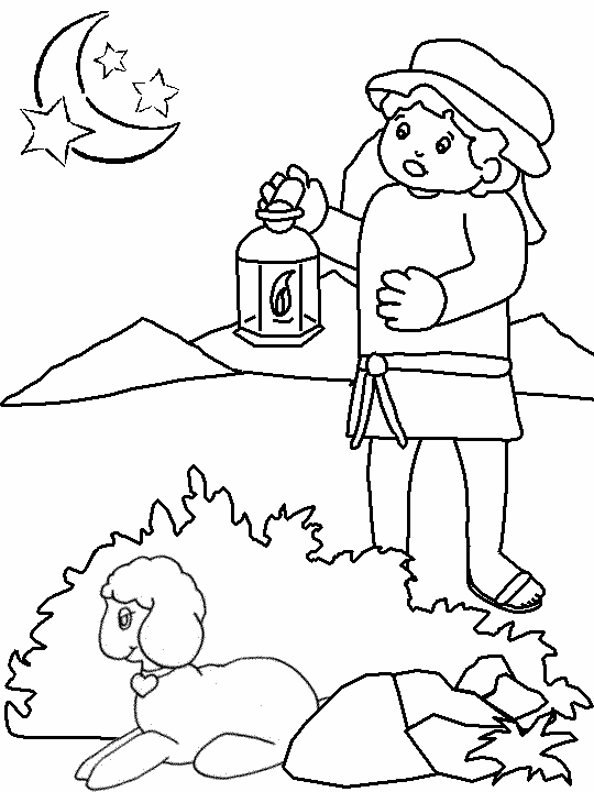 Jesus Nw Parablelostlamb Bible Coloring Pages