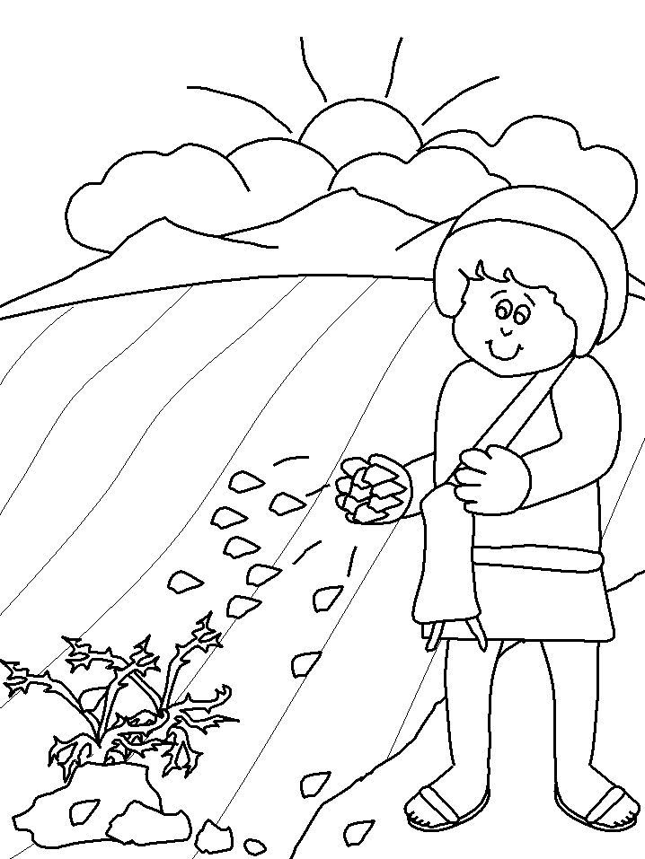 Jesus Nw Parablesower Bible Coloring Pages