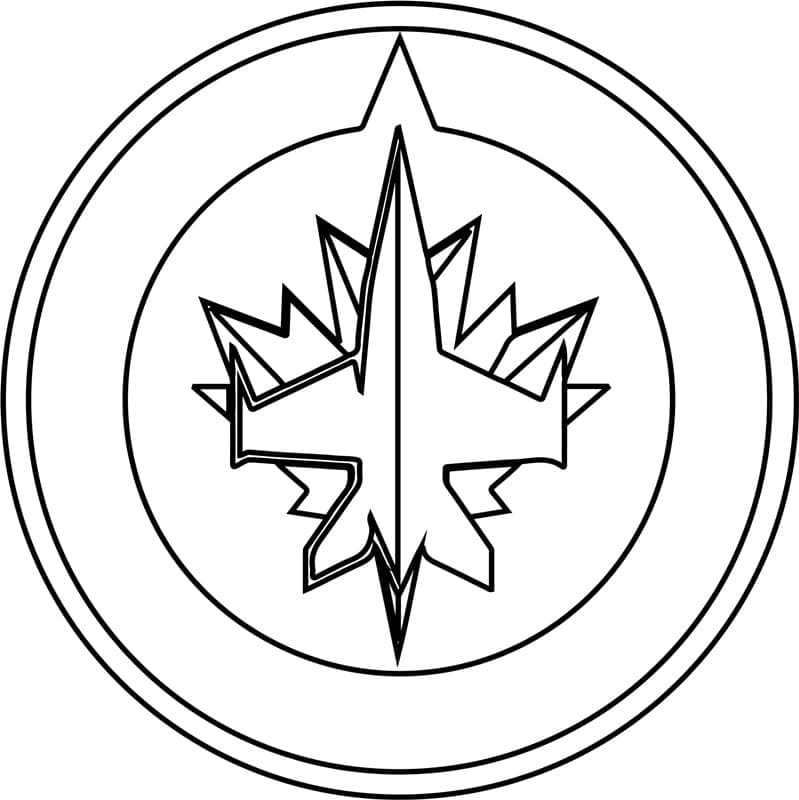 jets logo coloring page
