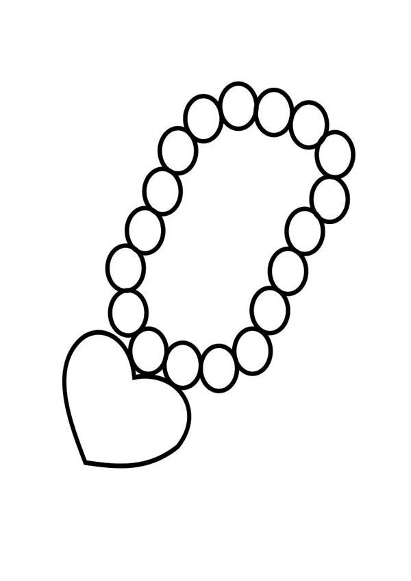 Jewelry Coloring Pages