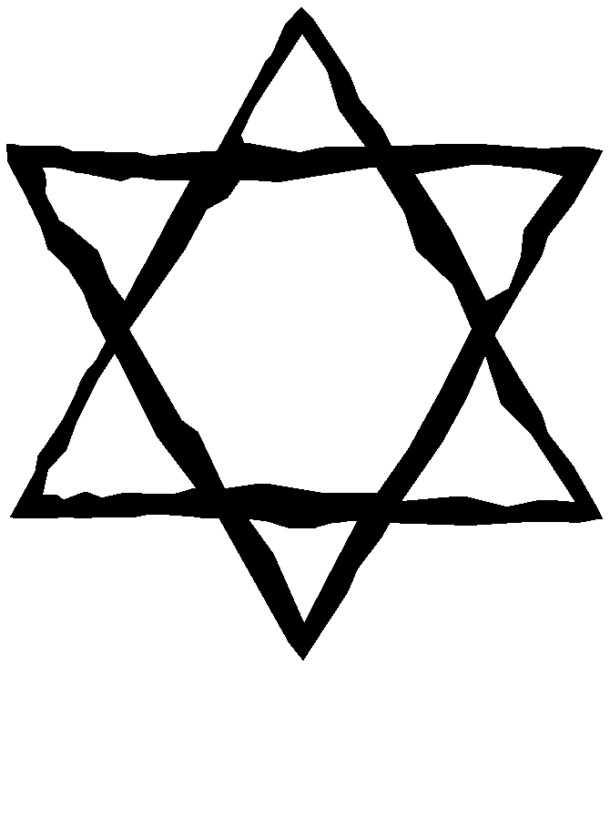 Jewish Sign Coloring Pages