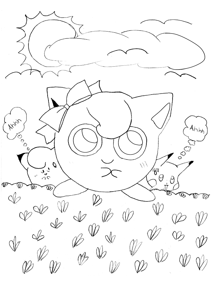 Jigglypuff Tasha Pokemon Coloring Pages