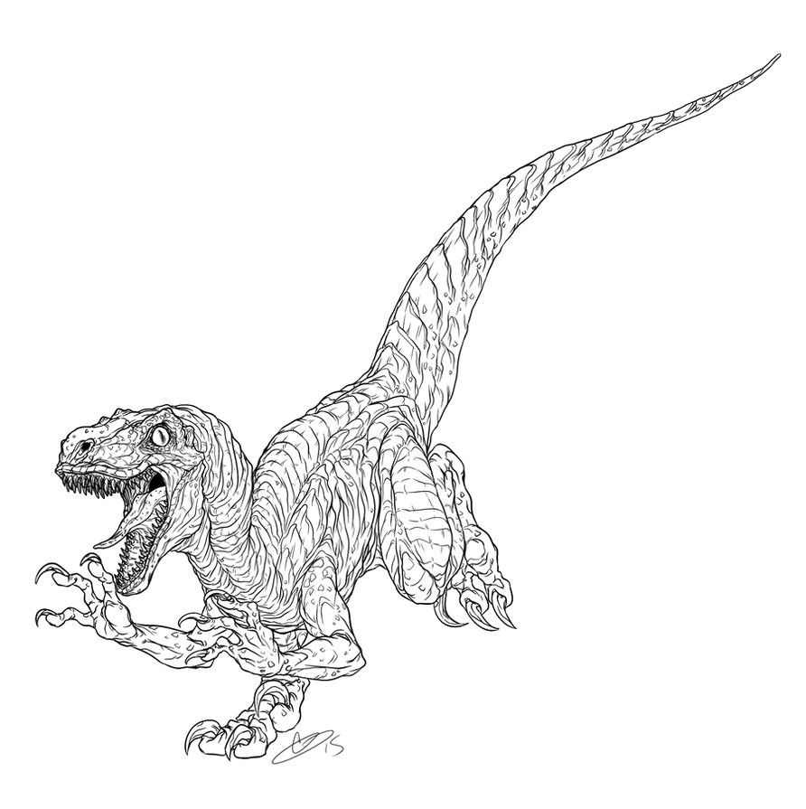 jurassic world realistic dinosaur coloring pages