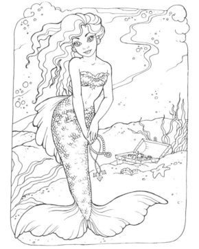 just add water mermaid coloring pages