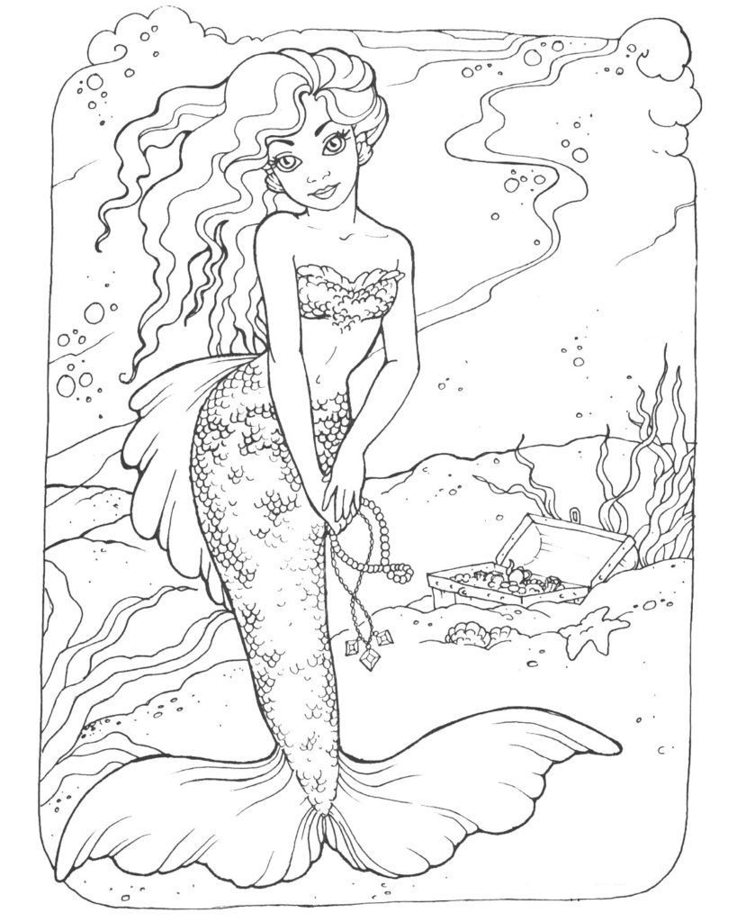 just add water mermaid coloring pages