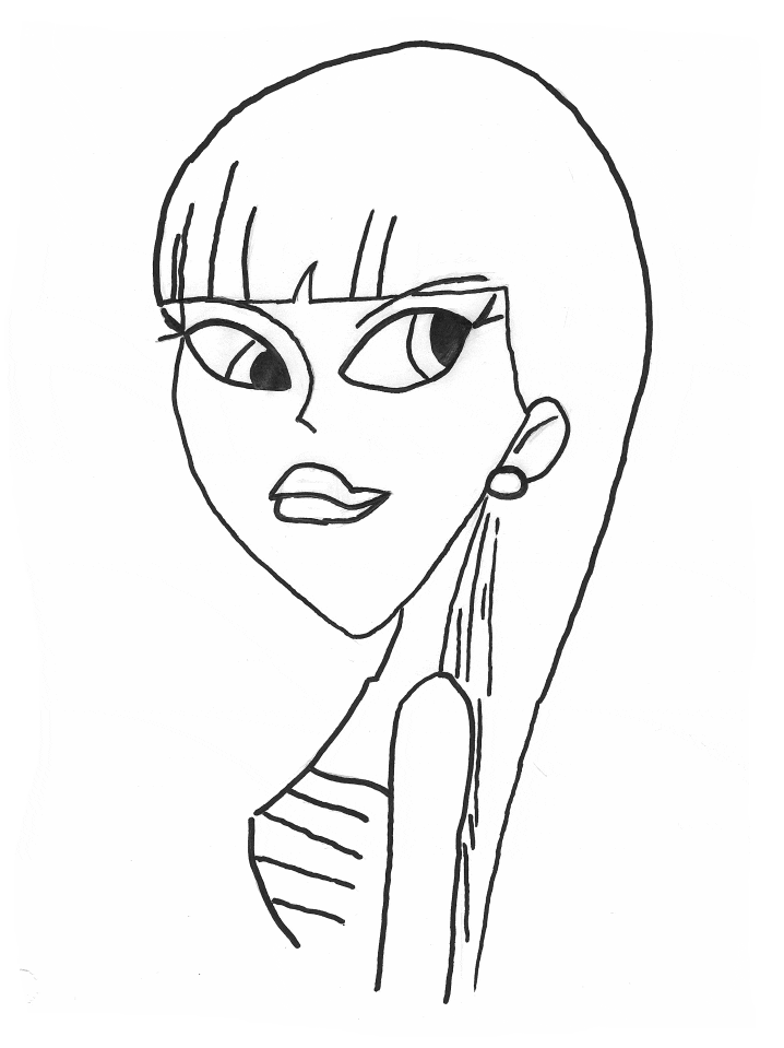 Kaitlyn Girl Coloring Pages