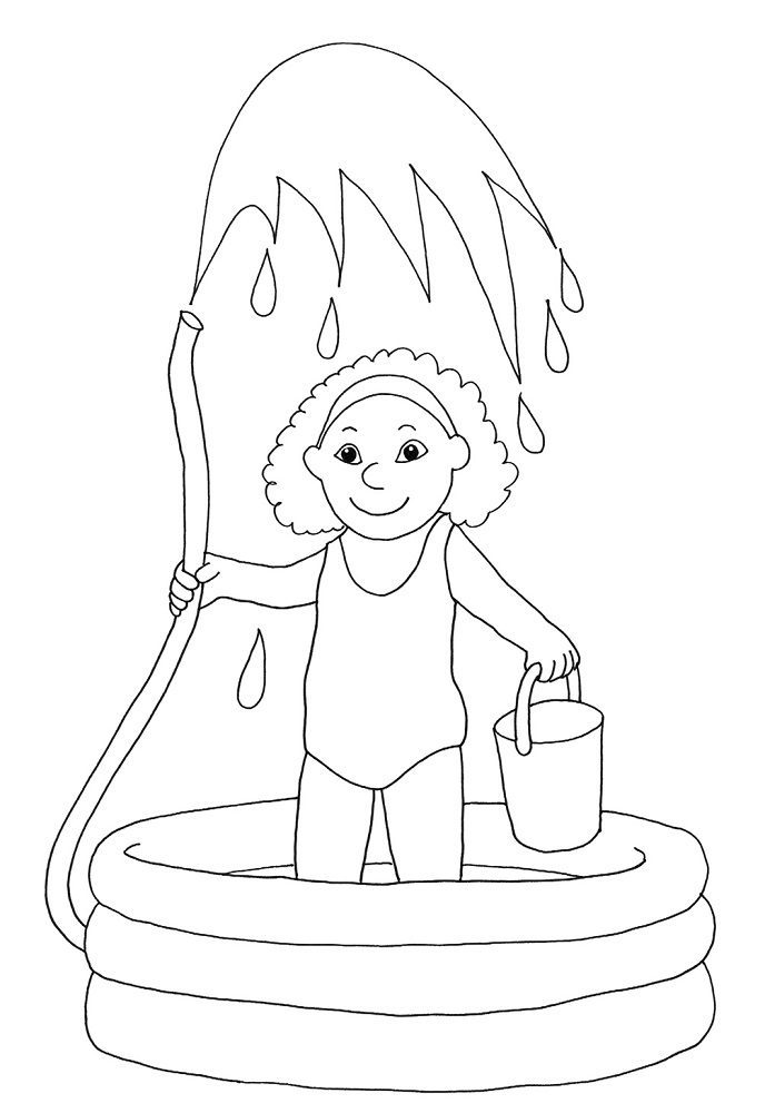 kids water coloring pages