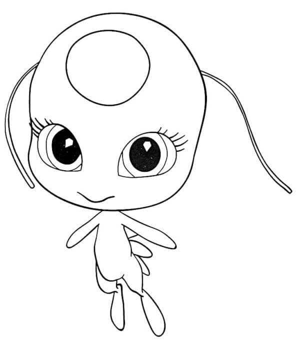 kwami miraculous ladybug coloring pages