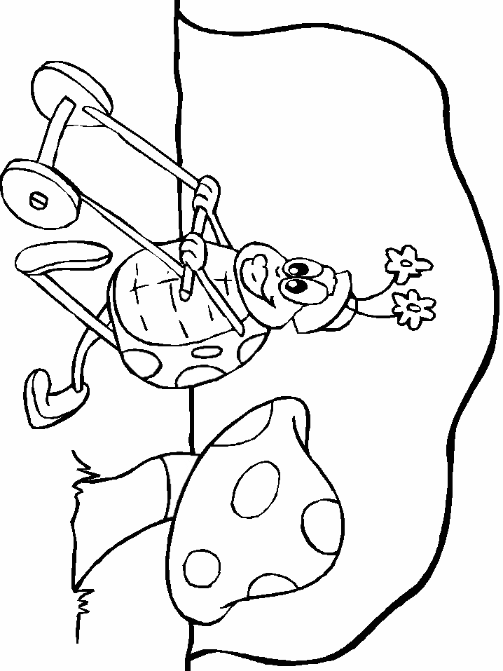 Coloring Pages of Ladybug