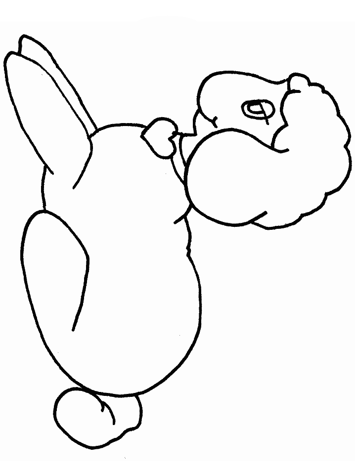 Lamb Coloring Page