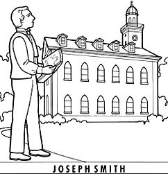 LDS Joseph Smith Coloring Page