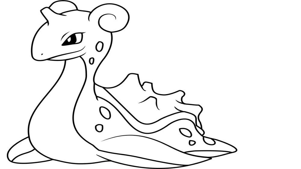 legendary water type pokemon coloring pages