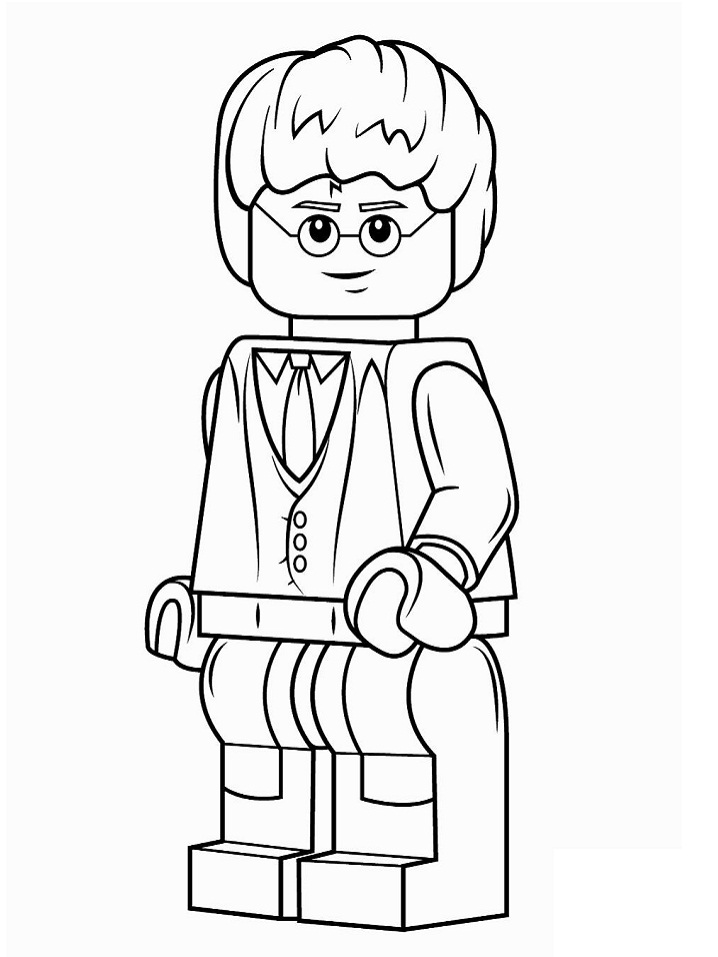 Lego Harry Potter Coloring Pages