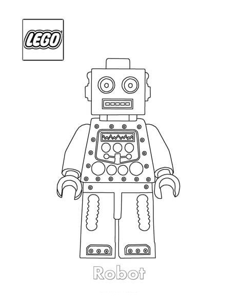 Lego Robot Coloring Pages