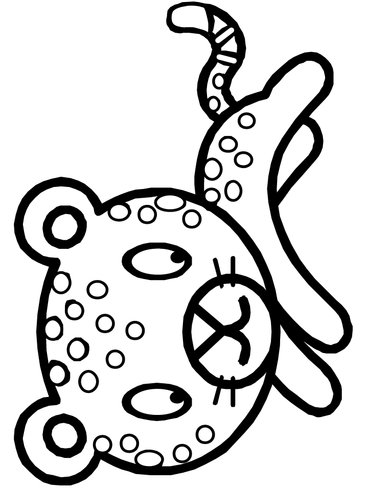 Leopard Animals Coloring Pages