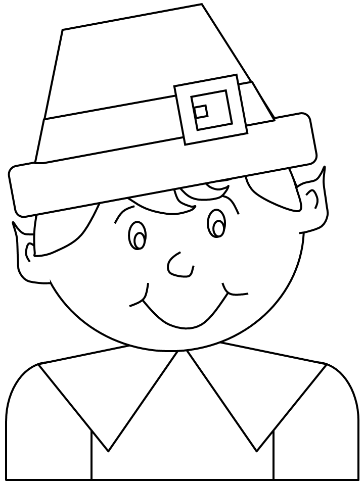 Leprechaun Patrick Coloring Page