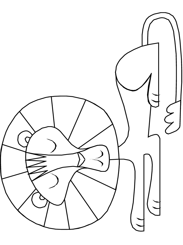 Ancient Egyptian Lion Coloring Pages