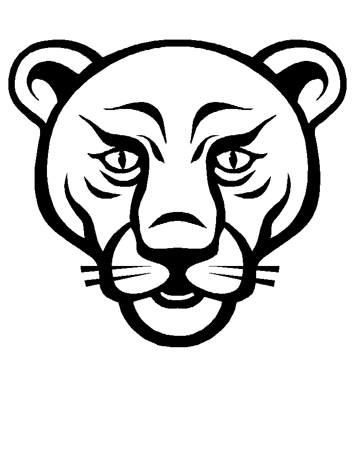 Lion Head Coloring Pages