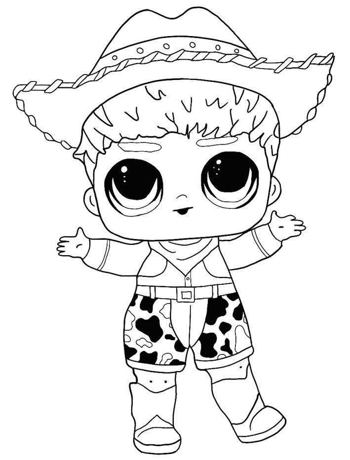lol boy doll coloring pages