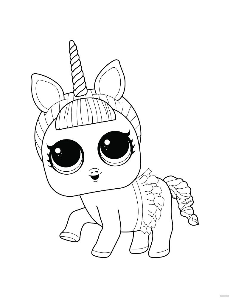 lol coloring pages unicorn