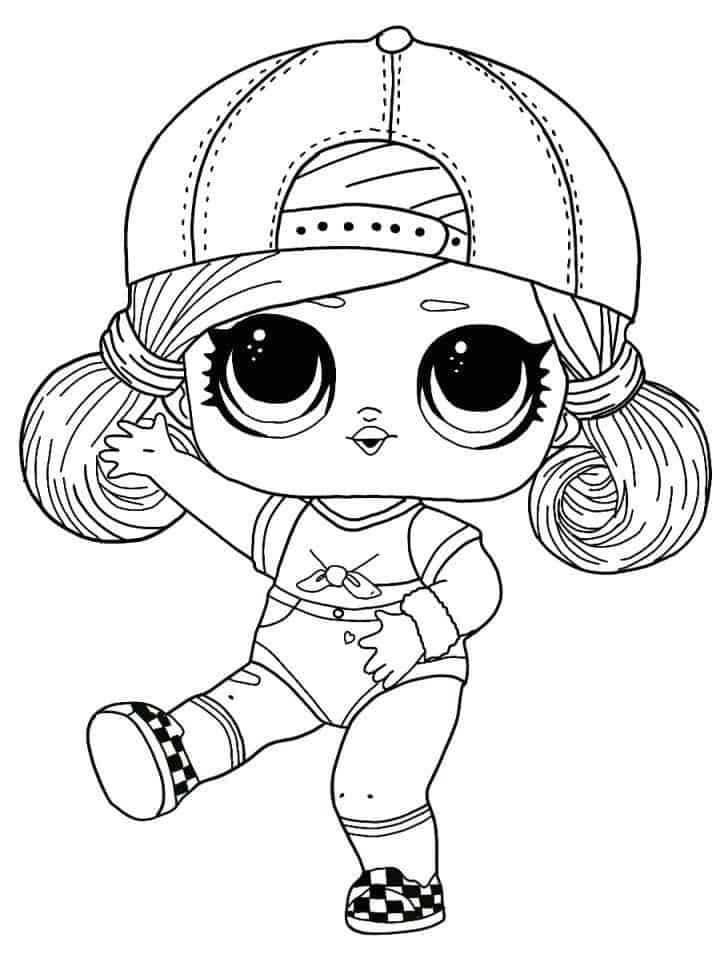 lol doll coloring pages free printable