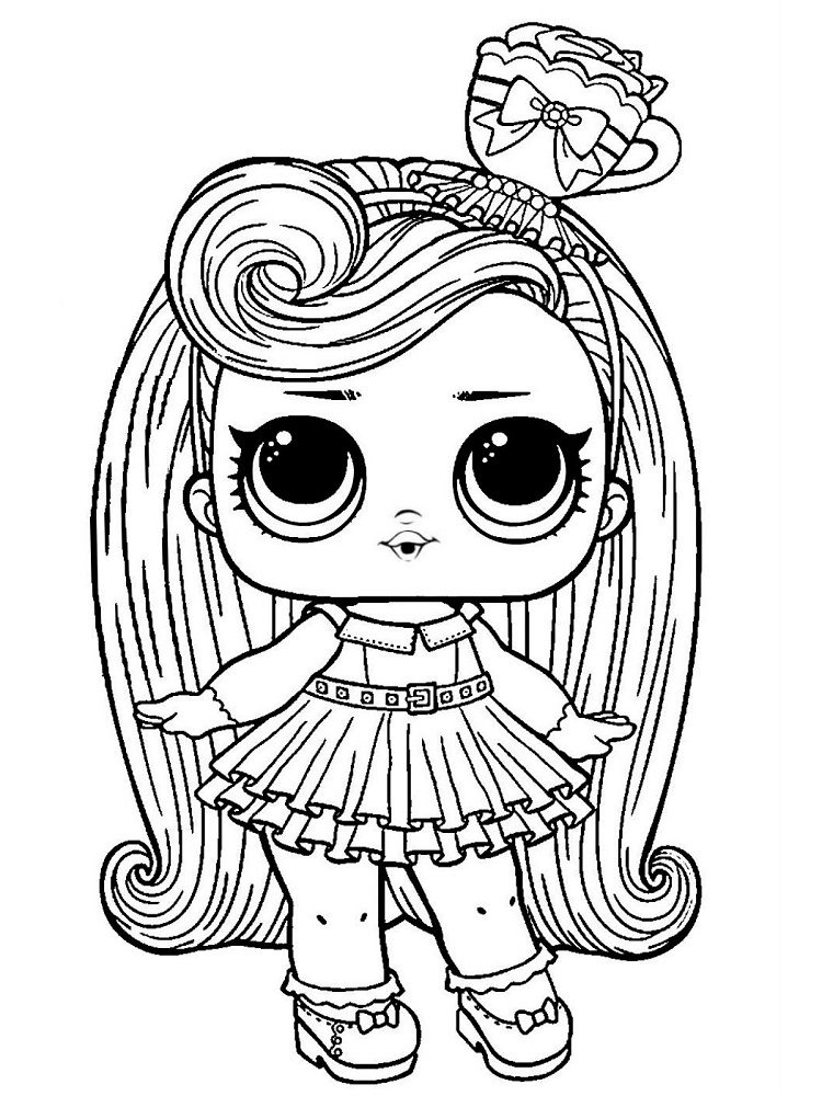 lol doll free printable coloring pages