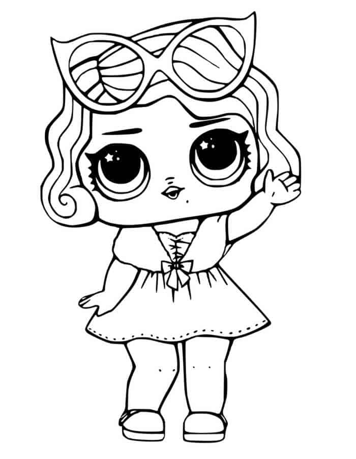 lol doll pictures coloring pages