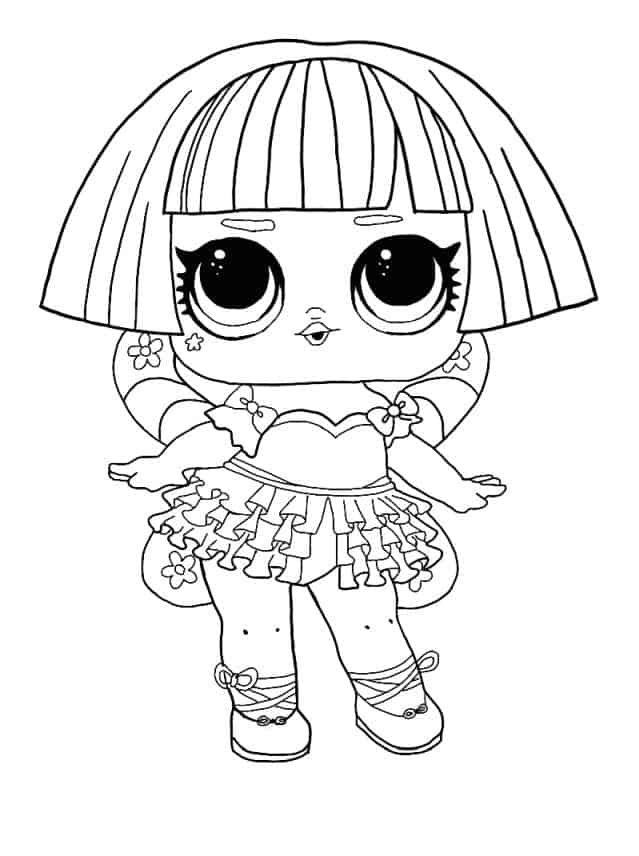 lol dolls coloring pages free