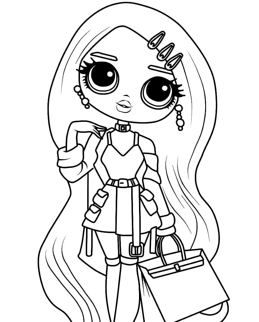 lol dolls omg coloring pages