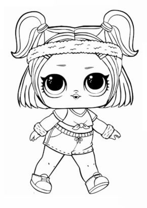 Coloring Pages Printable LOL Dolls & book for kids.