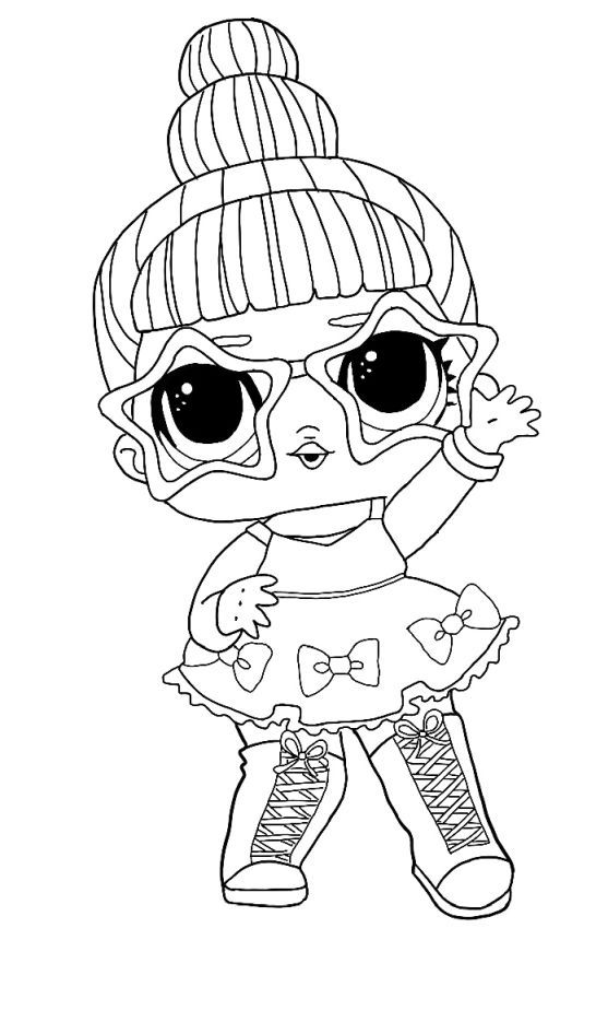 lol surprise baby coloring pages